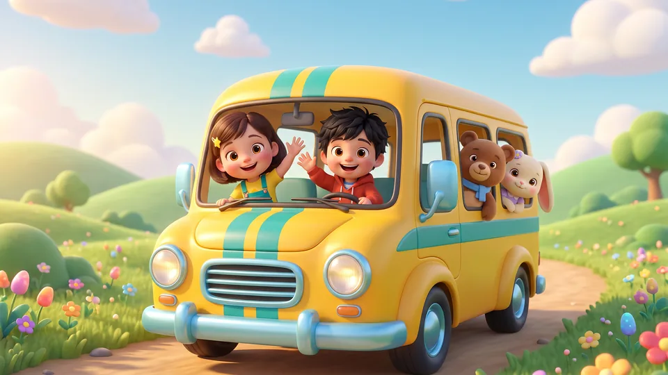 The Wheels on the LumiBus sneak peek (coming soon to LumiLand)